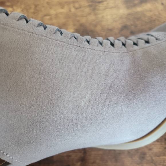 Gap size 10 Taupe braided peep toe heels - Picture 8 of 10